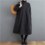 コーデュロイ 裏起毛 ロングコート レディース | BACKYARD FAMILY | 詳細画像3 