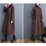 コーデュロイ 裏起毛 ロングコート レディース | BACKYARD FAMILY | 詳細画像8 