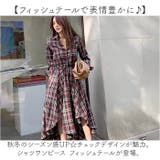 シャツワンピース フィッシュテール チェック柄 | BACKYARD FAMILY | 詳細画像2