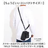 WILD THINGS ストライプポーチ | BACKYARD FAMILY | 詳細画像2