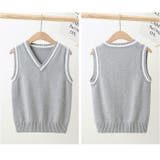 キッズ ニット ベスト vネック スクール | BACKYARD FAMILY | 詳細画像6 