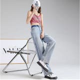 ストレート デニムパンツ ハイウエスト | BACKYARD FAMILY | 詳細画像9 