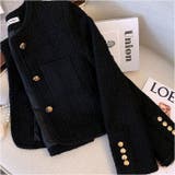 ツイードジャケット ノーカラージャケット レディース | BACKYARD FAMILY | 詳細画像10 