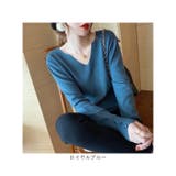 Vネックトップス シンプル | BACKYARD FAMILY | 詳細画像10