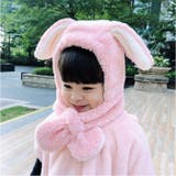 ふわふわ キッズマフラー 耳付き帽子 | BACKYARD FAMILY | 詳細画像7