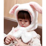 ふわふわ キッズマフラー 耳付き帽子 | BACKYARD FAMILY | 詳細画像8