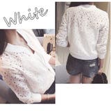 総レース ジップアップブルゾン 花柄 ８分袖 | BACKYARD FAMILY | 詳細画像9 