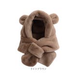 ふわふわ キッズマフラー 耳付き帽子 | BACKYARD FAMILY | 詳細画像14