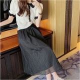 フレアスカート シフォン ボトムス | BACKYARD FAMILY | 詳細画像7 