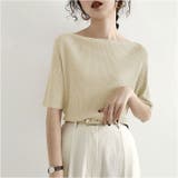 リブニットシャツ ボートネック | BACKYARD FAMILY | 詳細画像4 