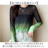 グラデーションカラートップス シアー | BACKYARD FAMILY | 詳細画像6 