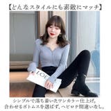 Vネックインナー 薄手 長袖 | BACKYARD FAMILY | 詳細画像12