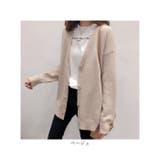 カーディガン Vネック シンプル | BACKYARD FAMILY | 詳細画像15 