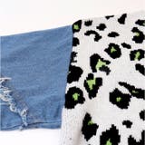 デニム＆ニット カーディガン アニマル柄 | BACKYARD FAMILY | 詳細画像13 