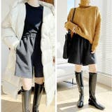 ウール風ハーフパンツ 5分丈 ワイドパンツ | BACKYARD FAMILY | 詳細画像5 