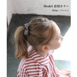 ハウンドトゥースリボンバレッタ＆ヘアゴム | BACKYARD FAMILY | 詳細画像3 