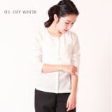 梨地 UネックUVカーディガン | BACKYARD FAMILY | 詳細画像4 