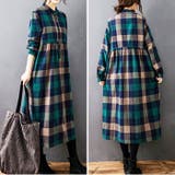 チェック柄 シャツワンピース  | BACKYARD FAMILY | 詳細画像3 