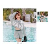 水着 レディース 3点セット 体型カバー | BACKYARD FAMILY | 詳細画像14
