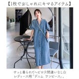デニム ワンピース シャツワンピース レディース 半袖 | BACKYARD FAMILY | 詳細画像2