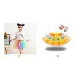 キッズ チュチュ スカート パニエ カラフル ふわふわ リボン付き | BACKYARD FAMILY | 詳細画像15 