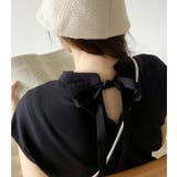 ワンピース レディース シャツワンピース バックリボン | BACKYARD FAMILY | 詳細画像14