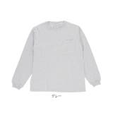 Goodwear 2w7 8518 袖リブ ポケット付き ロングTシャツ | BACKYARD FAMILY | 詳細画像11
