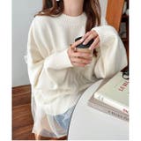 ニット トップス チュールドッキングニット | BACKYARD FAMILY | 詳細画像3 