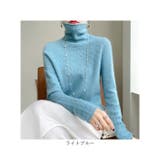 ニットセーター ハイネック トップス 首元レース | BACKYARD FAMILY | 詳細画像15 