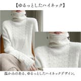 ニットセーター ハイネック トップス 首元レース | BACKYARD FAMILY | 詳細画像4 