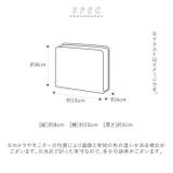 折財布 V字 ビジュー シンプル 伸び猫 レター | BACKYARD FAMILY | 詳細画像7