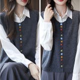 ニットベスト ショート丈 保温 | BACKYARD FAMILY | 詳細画像8 