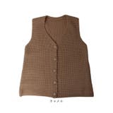 ニットベスト Vネック カジュアル | BACKYARD FAMILY | 詳細画像17 