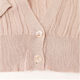 ショートカーディガン リブ ボリューム袖 | BACKYARD FAMILY | 詳細画像9 