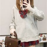 パーカー アウター スクール 制服 ゆったり カジュアル | BACKYARD FAMILY | 詳細画像3