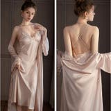 ルームウェア ロングキャミワンピース ガウンセット | BACKYARD FAMILY | 詳細画像4