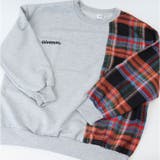 ドッキングスウェット トップス チェック柄 | BACKYARD FAMILY | 詳細画像7 