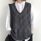 ニットベスト レディース  | BACKYARD FAMILY | 詳細画像10 