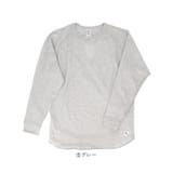JEMORGAN CVCワッフル ラグラン裾ラウンドL S-T | BACKYARD FAMILY | 詳細画像12 