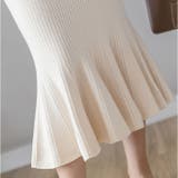 マーメイドスカート リブニット ミモレ丈 | BACKYARD FAMILY | 詳細画像10 