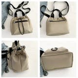 巾着バッグ ショルダー フロントファスナーポケット 2way | BACKYARD FAMILY | 詳細画像12 