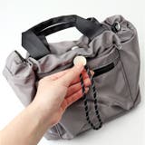 巾着バッグ ショルダー フロントファスナーポケット 2way | BACKYARD FAMILY | 詳細画像9 