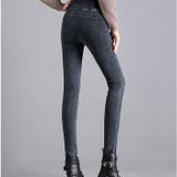 ハイウエストパンツ デニム 裏起毛 | BACKYARD FAMILY | 詳細画像10 