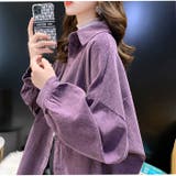 コーデュロイブラウス トップス オーバーサイズ | BACKYARD FAMILY | 詳細画像17 