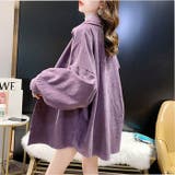 コーデュロイブラウス トップス オーバーサイズ | BACKYARD FAMILY | 詳細画像10 