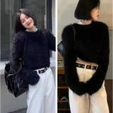 シャギーニット トップス ふわふわ | BACKYARD FAMILY | 詳細画像3 