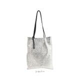 cooco メタリックツマミハンドルフラットトートバッグ | BACKYARD FAMILY | 詳細画像17 