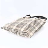 cooco チェック柄ツマミハンドルフラットトートバッグ | BACKYARD FAMILY | 詳細画像9 