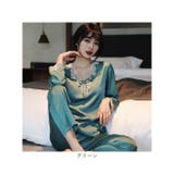 ルームウェア パジャマ サテン レディース 上下セット | BACKYARD FAMILY | 詳細画像13 