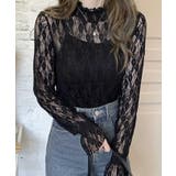 シースルー長袖レース ブラウス | BACKYARD FAMILY | 詳細画像4